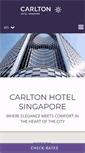 Mobile Screenshot of carltonhotel.sg